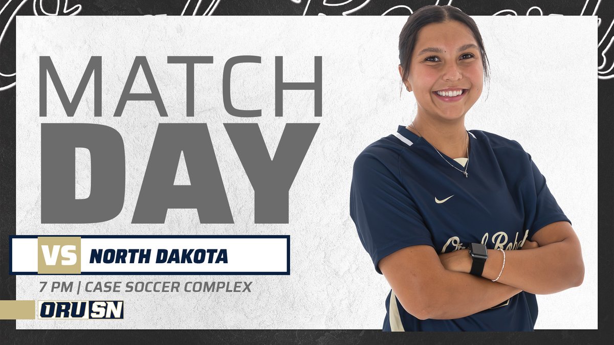 It's a great day because it's MATCH DAY! See you tonight at the Case at 7 p.m. for our match against North Dakota! #ORUWSoc #GoldenStandard