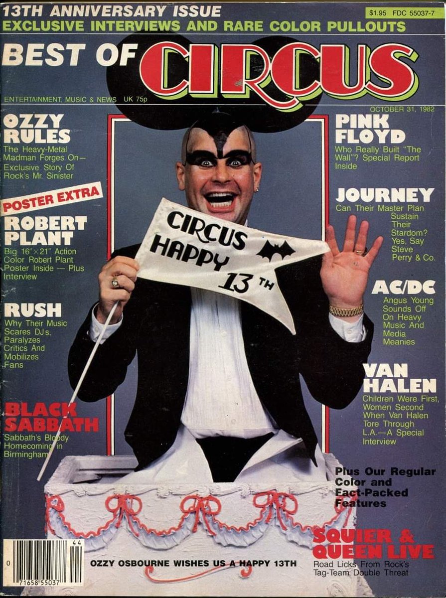 OzzyOsbourne's tweet photo. October 1982
Circus Magazine 
📸: @MarkWeissguy
#fbf #FlashbackFriday #Flashback https://t.co/h7a0MokmAM