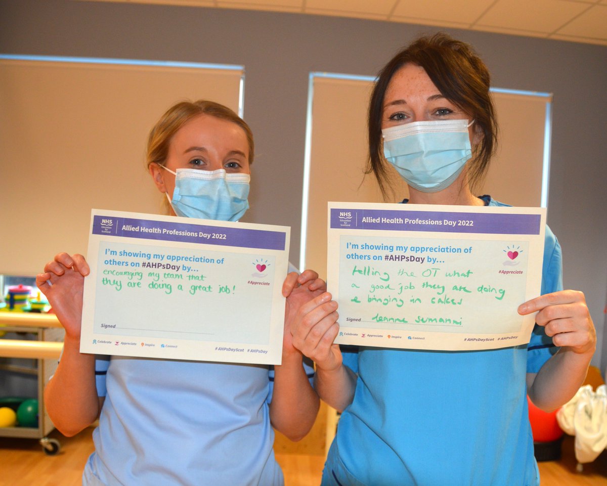 JubileeHospital's tweet photo. Today we celebrate #AHPsDay2022!
This day allows us to say #ThankYou to our Allied Health Professionals across the NHS and gives them the chance to highlight their skills and achievements💙
Check out what some of our AHPs are doing to show their appreciation of others👇 https://t.co/waNctXpD8v