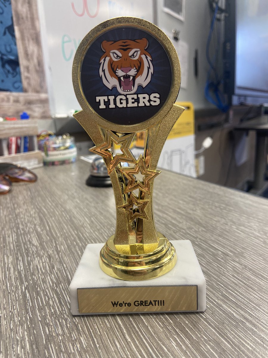 OCTTGreen's tweet photo. What an exciting Friday! Our class won the GREAT Tiger award for 5th grade!! 🎉 #campOCT #oct4u @OCTPedevilla @OCTBailey https://t.co/MVLqN9FhYC