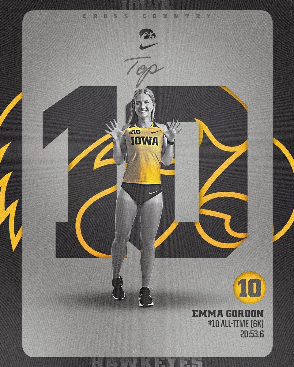 IowaXC_TF's tweet photo. 𝗔𝗯𝗼𝘂𝘁 𝗹𝗮𝘀𝘁 𝘄𝗲𝗲𝗸...

Emma Gordon moves into Iowa's all-time top-10 list in the 6k!

#Hawkeyes x #FightForIowa https://t.co/FGesd3zB0L