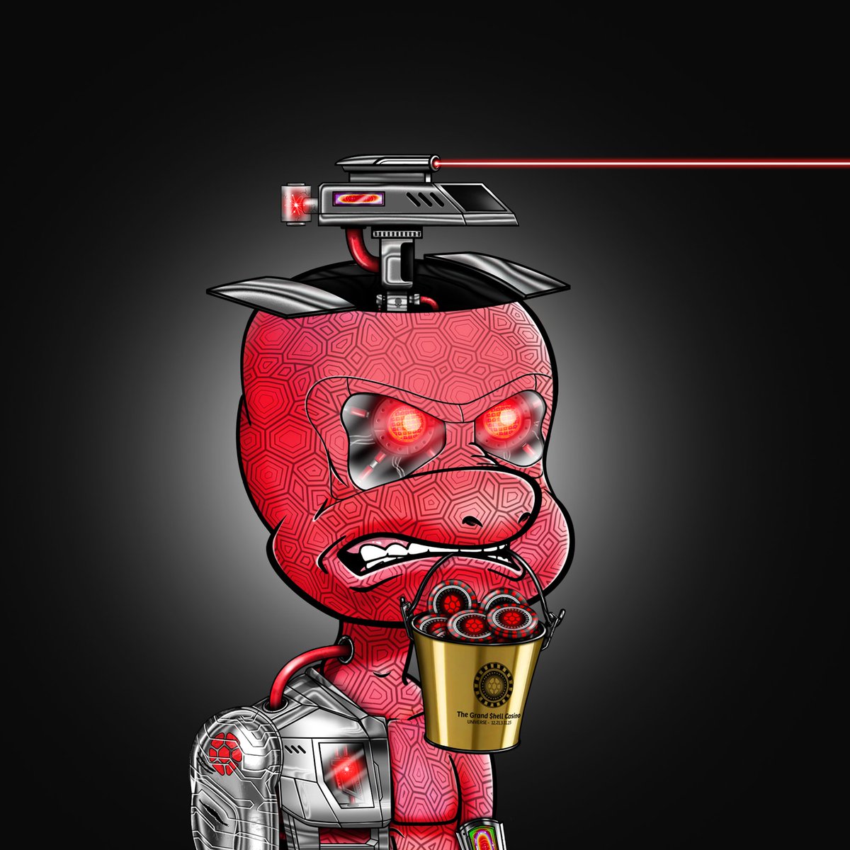 ShellBoyzNFT's tweet image. Wallet Collection is CLOSING SOON! Congratulations to all those who secured WL so far, ahead of mint on @solportio this coming Monday 10th October @ 6pm UTC🚀

In the meantime, we introduce you to Shell Boy T1000. Beware the laser beam protecting his bucket of $hell 💰

#NFT #SOL