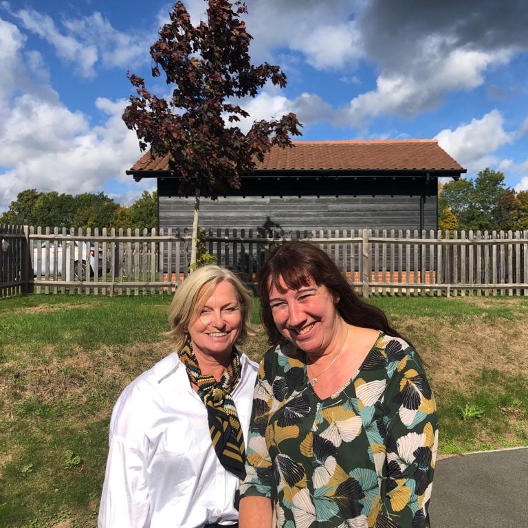 Two adopters changing the world one child at a time! Louise Michelle Bomber, @TouchBase & Daniela Shanly, @beechlodge school. Meet up today continuing developing plans for the children and young people they oversee. #fostering #kinship #inclusion #education @ddpnetwork @BussModel