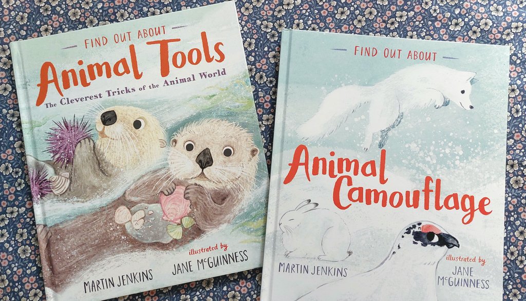 I've been on a social media break lately, but I'm leaping up (much like the Arctic fox on this cover) to announce that the next two 'Find Out About...' Books are out now! 😊 Published by @BIGPictureBooks, written by Martin Jenkins and art by me! #BookBirthday #KidsNonFiction