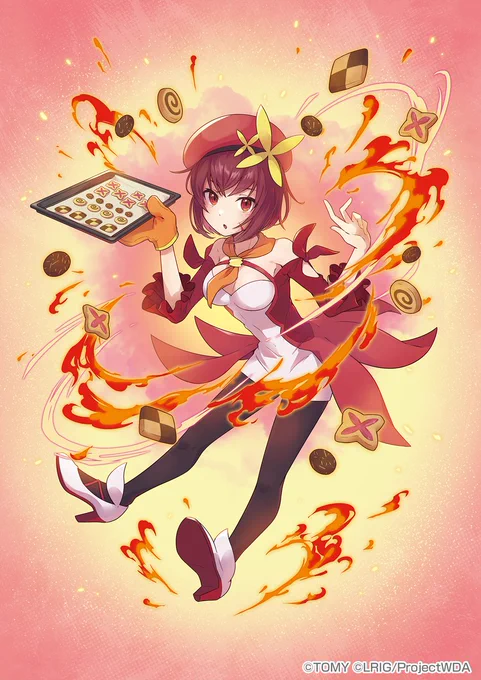 【お仕事】本日10月8日(土)発売 WXDi-P11 ウィクロスTCG ブースターパック REUNION DIVA『羅原 華代//メモリア』2種描かせて頂きました!召し上がれʕ•ᴥ•ʔ  #ウィクロス発売記念 
