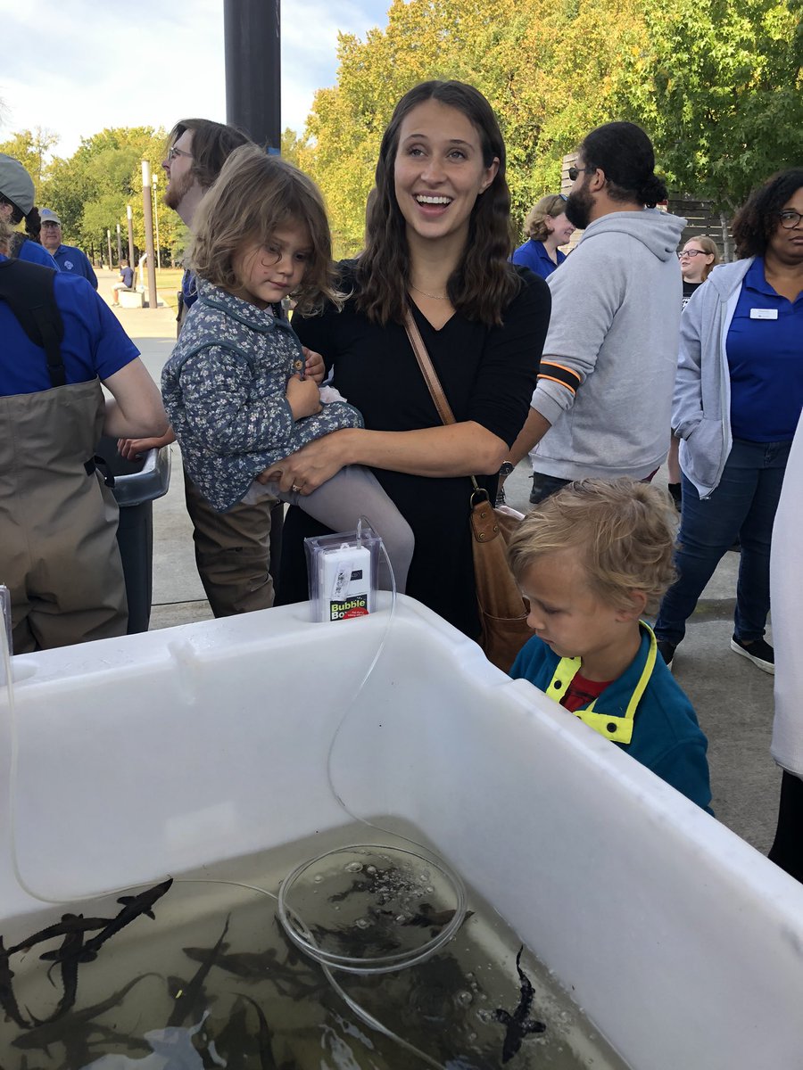 thombenson's tweet photo. I love all of the excitement for #conservation in #Chattanooga every time we release Lake Sturgeon. @TNAQsci @TNAquarium https://t.co/1U7qtELffs