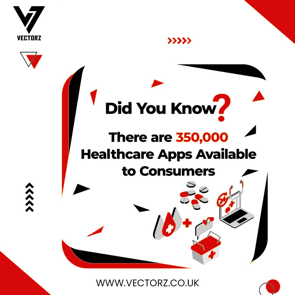 Vectorz_UK's tweet photo. The rising demand for mobile care is fueling a health revolution. The handy features that health apps incorporate, make it simple for users to record their health data. Get a mobile application for your hospital now 
Visit: https://t.co/RVhoJqcgMu

#FridayFact #Hospitals https://t.co/E0VWmMnHzG