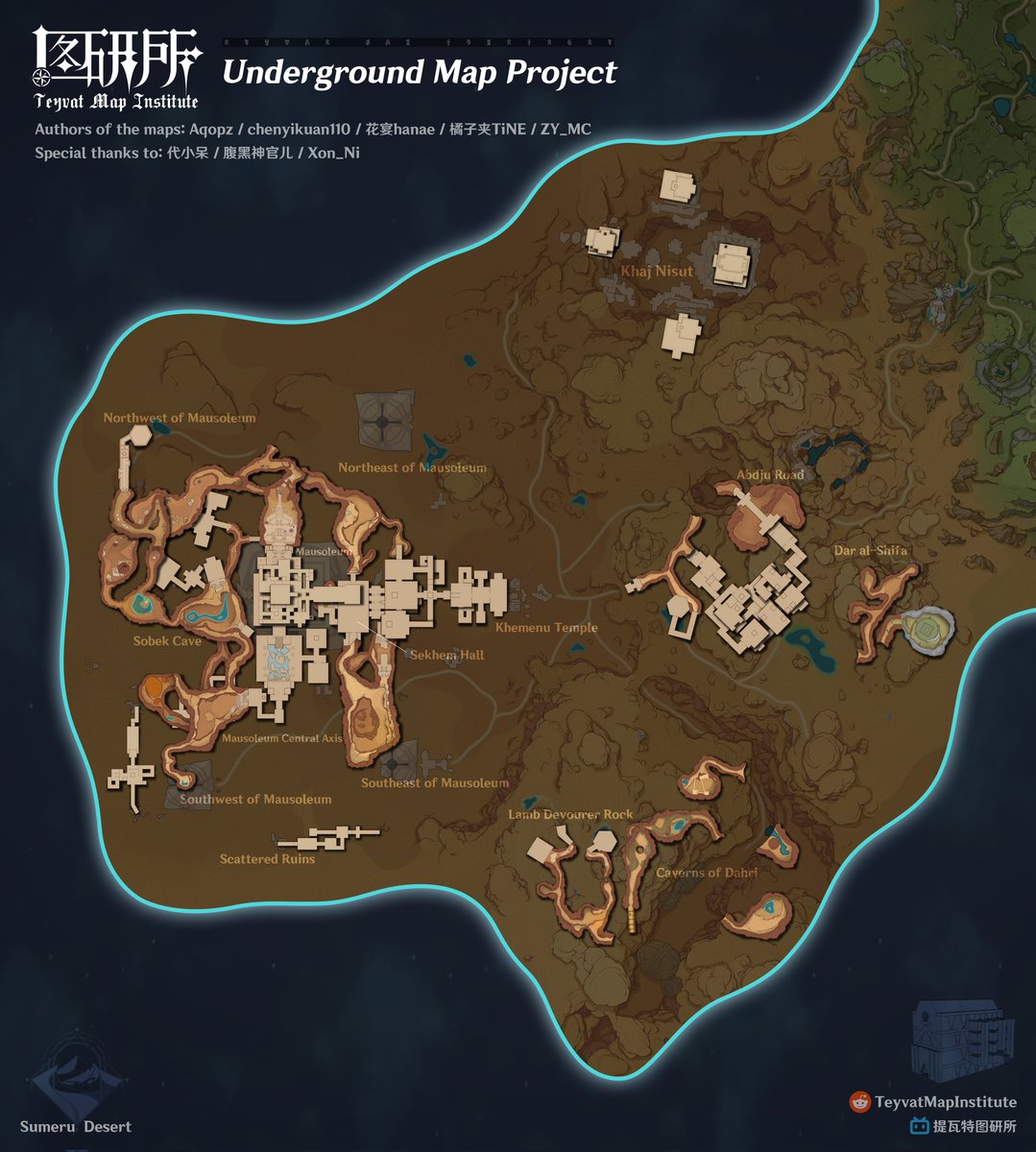 World1mpact's tweet photo. (🏜) Mapa actual del subsuelo de la zona desértica de Sumeru

~vía u/Substantial_Fan_9582

#Genshinlmpact #Sumeru https://t.co/J2tJswaK9n