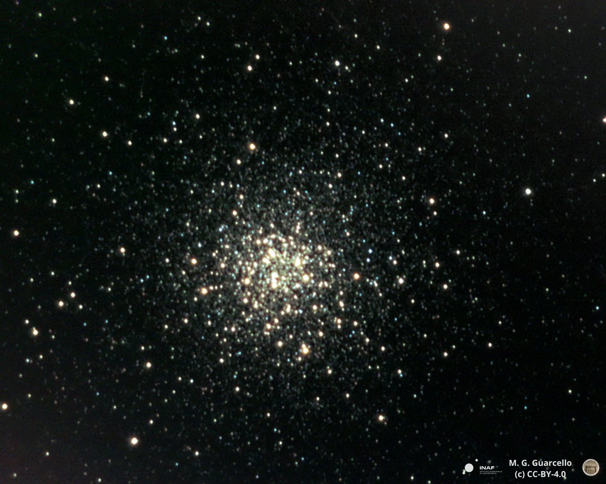 mguarce's tweet photo. M10 is one of the brightest globular clusters visible in the Summer northern sky. This image has been taken with the @Celestron C8 of #INAF_OAPA (@edu_inaf) in LRGB, with focal reducer f6.3 and camera @zwoasi 174mm #astrophotography #astrofotografia https://t.co/9tcjMjmGBt