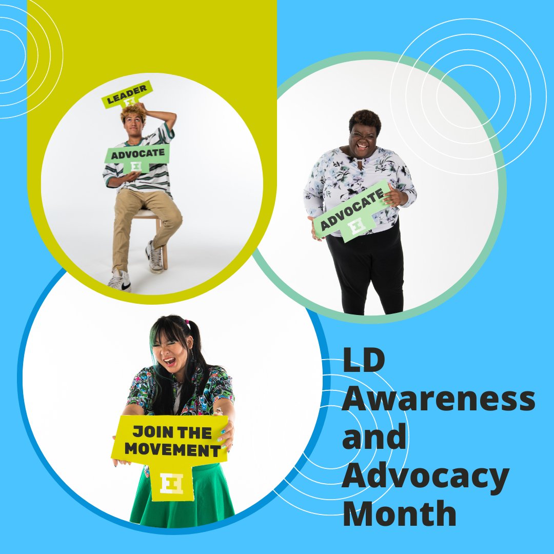 October is LD Awareness & Advocacy Month! To celebrate, E2E will be sharing opportunities to take action in your community in October and beyond-and make sure you follow our fellow community members @ncldorg and @understood. Join us! #ldawareness #advocacy #neurodiverse #youth