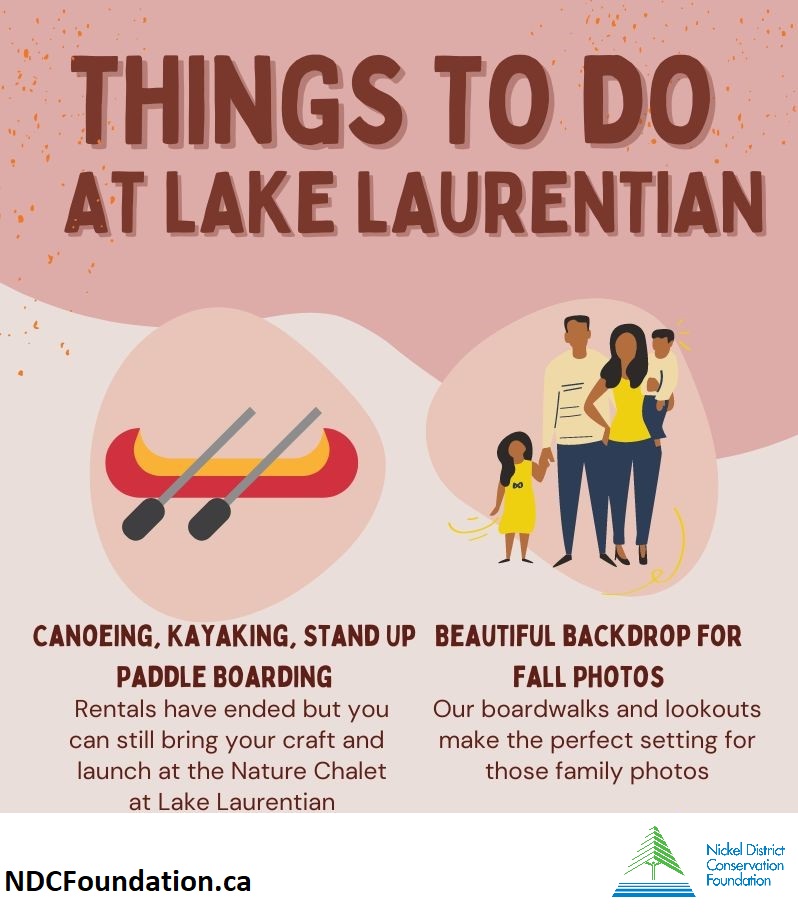 There's so much to do @LakeLaurentian in the fall! Visit us this weekend for a paddle or family photos 🛶📷🍂 NDCFoundation.ca