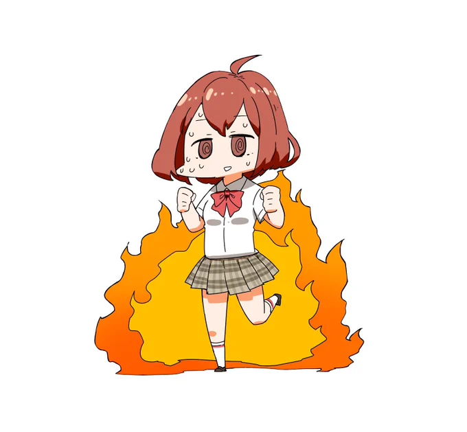 #同じ人が描いた温度差が凄い絵を貼る 