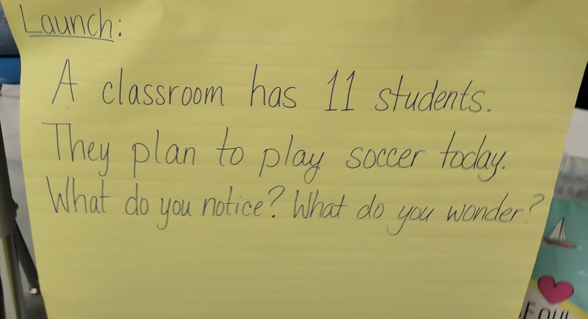 Working on creating an effective Launch in our PD. This was our table's attempt to help the students discover new understandings about remainders. What do you think? #PISDMathChat <a href="/PISDESMath/">PISD Elementary Mathematics</a> Excited they mentioned integrating Dreambox more effectively too!