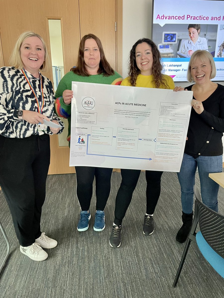 Well done to the poster prize winners today at the advanced practice conference at NBT! @NorthBristolNHS @michellesamson_ @sphams #advancedpractice