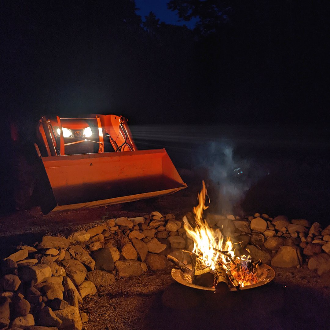 Pull up your tractor and tell us a tale.​

#TractorTales #DevourTheNight #TigerLights #Tractor #Campfire