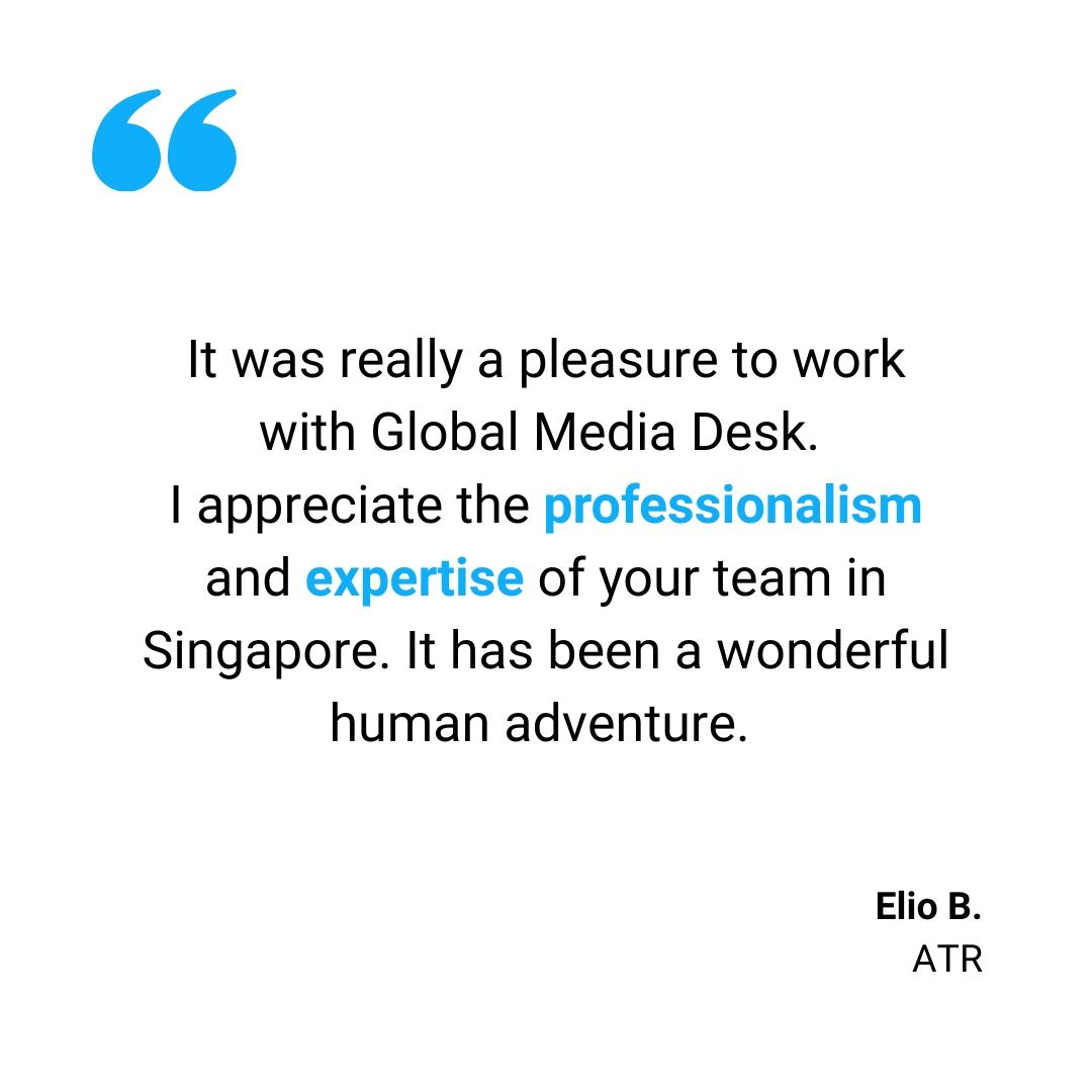 GlobalMediaDesk's tweet photo. For us, it's more than a job. We love what we do and we're passionate about creating content and help our clients reach their brand goals.

Will you be our next client? Visit our website at https://t.co/LgcUFNqSue or e-mail us at gmd@globalmediadesk.com https://t.co/1t0hfaHumi