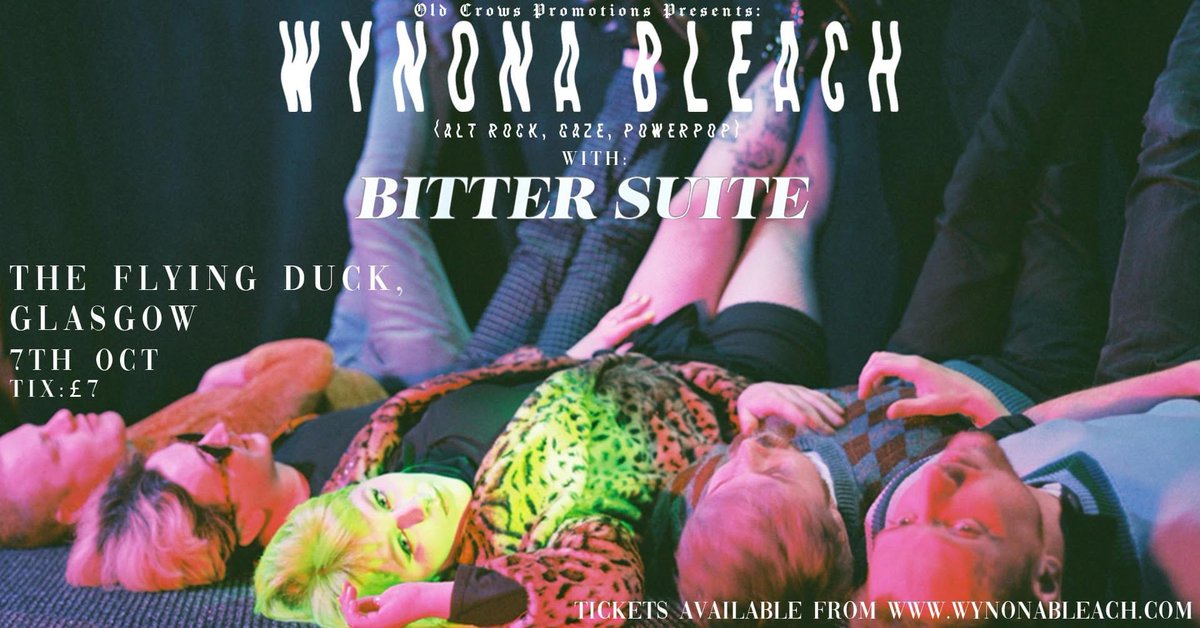 First time ever playing Glasgow TONIGHT! Come see us at the Flying Duck!!