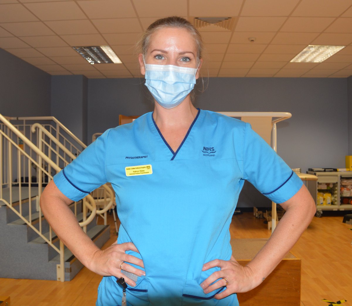JubileeHospital's tweet photo. As well as being an Occ Health Physiotherapist, Kathryn is also an Advanced Practice Physiotherapist
“I do lots, assessing, diagnosing, listing for surgery &amp; performing postop reviews. I work with our orthopaedic team providing clinical care &amp; patient satisfaction" #AHPsDay2022 https://t.co/ESZRvjuBcT