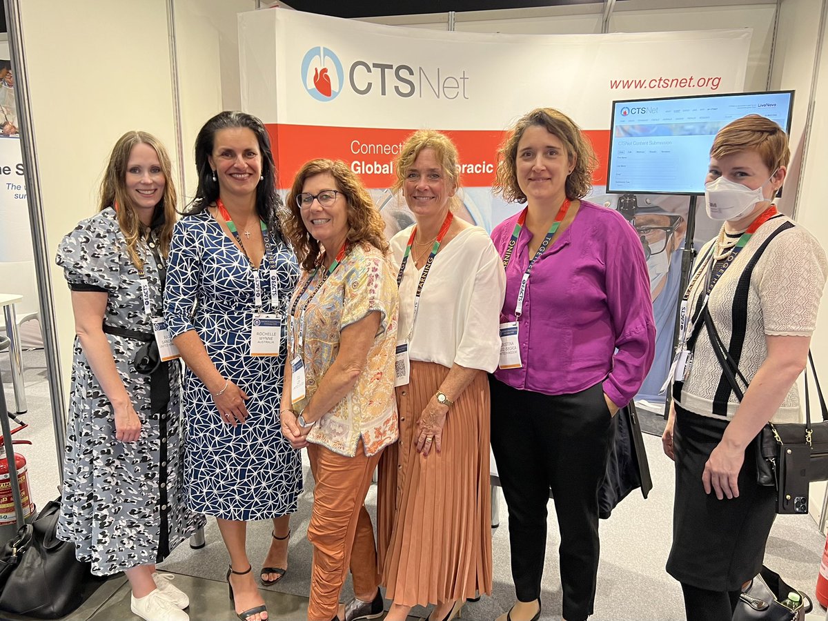 Great discussions between @CONNECTcardiac and CTSNet at #EACTS2022 - watch this space for exciting collaboration for 2023…. @rochellemwynne @SuzFredericks