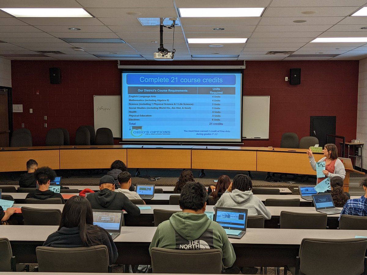HarveyGuidance's tweet photo. The Sophomores have had a busy week at HHS.   We had grade level meetings to review graduation requirements and to introduce SchooLinks.   Today Barb Gordan from Auburn Career Center came to introduce their programs.
#classof2025
@GoooooooRaiders @PCLSdistrict @AuburnCareerCen https://t.co/YmaB7q3j1O