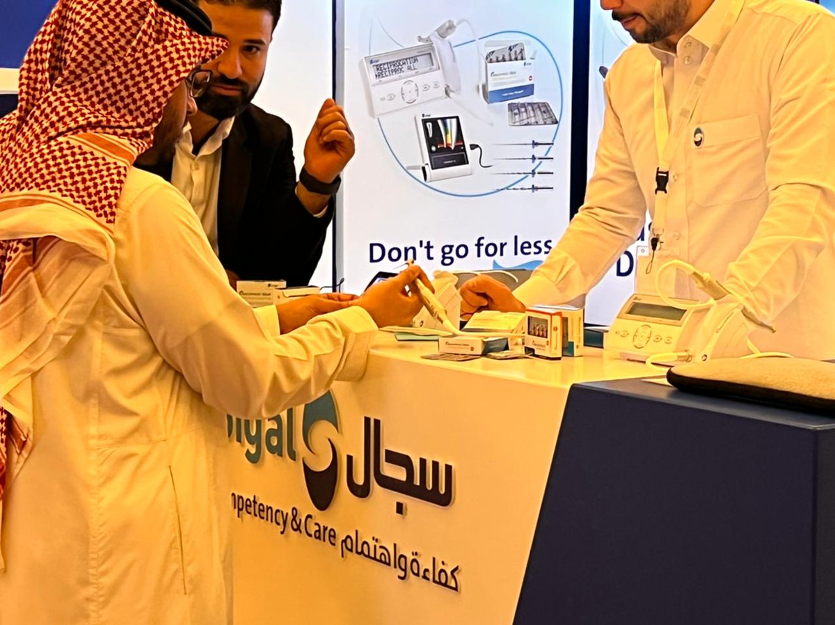 sigal_world's tweet photo. Don't forget to visit the Sigal World booth in SES 2022!

لا تنس زيارة الجزء المخصص لعالم سجال في "المؤتمر الحادي عشر للجمعية السعودية لعلاج جذور وأعصاب الأسنان"

#sigal_world
#SES22
#SES2022
#endoconferences
#endoconference https://t.co/iCPIfx9Asz