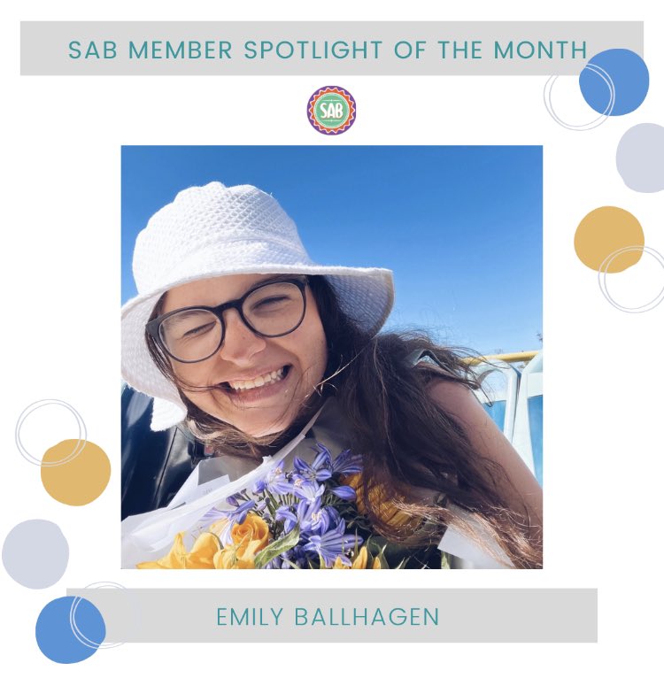 BVUSAB's tweet photo. This months SAB member of the month is 🥁🥁🥁 Emily Ballhagen! Emily has been an amazing part of the this month. Great job Emily! https://t.co/i7D9lxAEV6