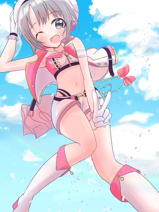 2年前の絵と比較したら、お顔が整ってきたように見えますね……! 