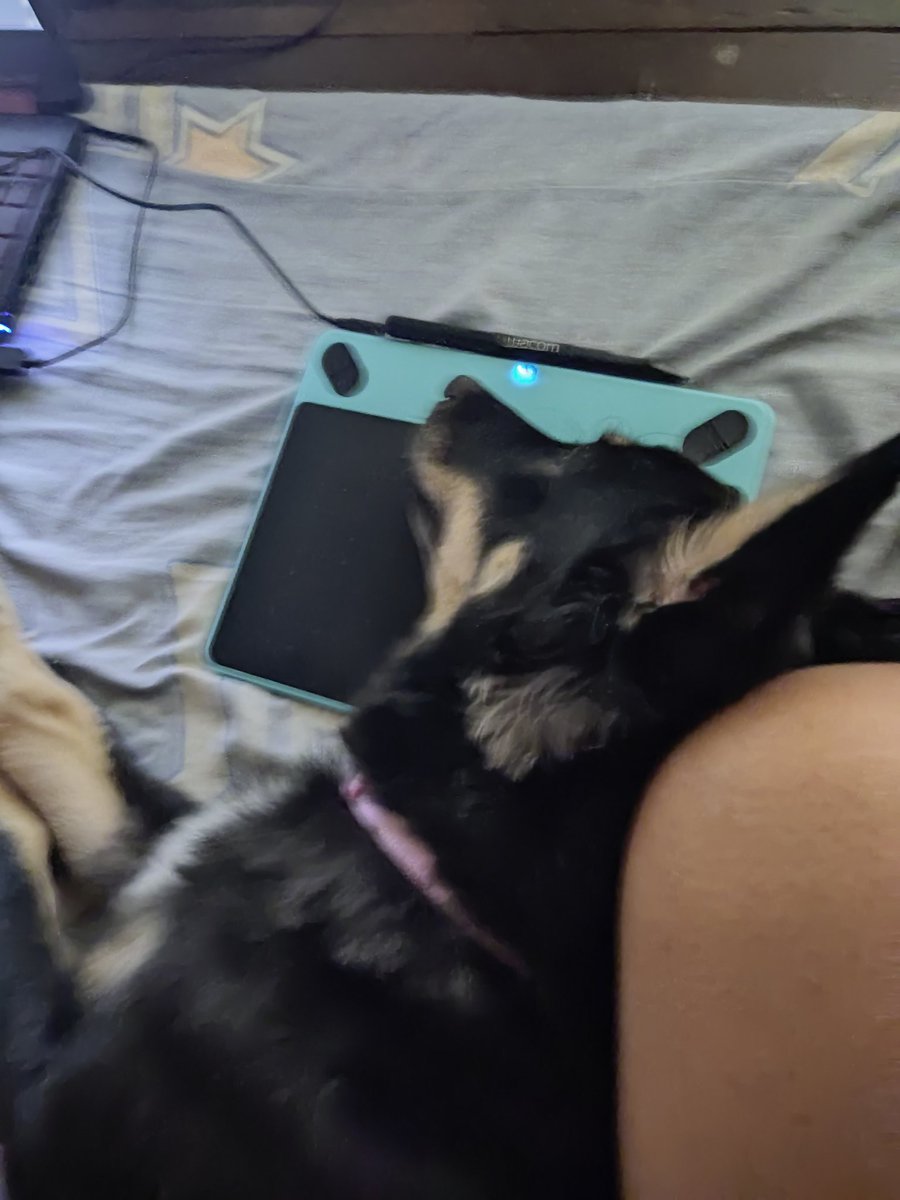 riobluestar's tweet photo. When you're about to finish your drawing of #V33wise but then this kiddo wanted some attention π€¦ββοΈ
Good thing I was already done with work and was just drawing for fun https://t.co/bDMxBVaSnk