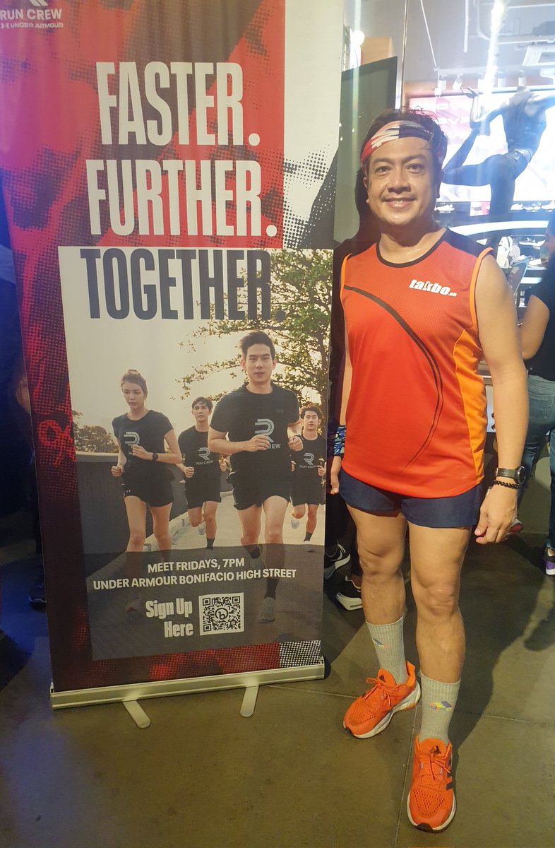 ronoritchie's tweet photo. Under Armour Run. Ang saya. May libreng food and drinks. Join po kayo every fridays po. 💪👊❤🏃‍♂️ https://t.co/SFxJd9xCHs