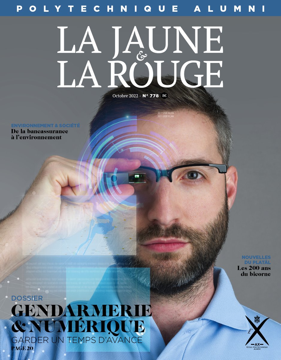 Jaune_Rouge's tweet photo. [NOUVEAU] 📢🔴Le numéro d'octobre est en ligne consacré au modèle #numérique singulier et toujours à la pointe de la @Gendarmerie où les #polytechniciens officiers #scientifiques ou #réservistes apportent leur compétences pour garder un temps d'avance👇👮👨‍💻https://t.co/mAxFpH7xBR https://t.co/VbNdPCwCJI