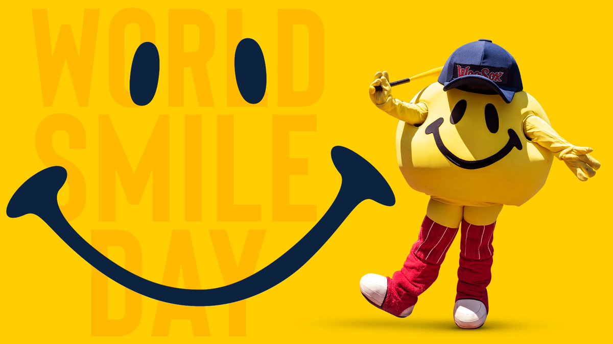 WooSox's tweet image. Happy World Smile Day! 😊