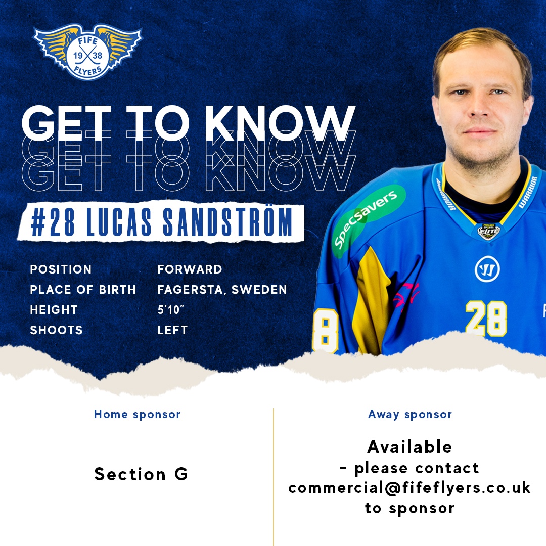 Fife Flyers on Twitter "Getting to know Lucas Sandström! https//t.co