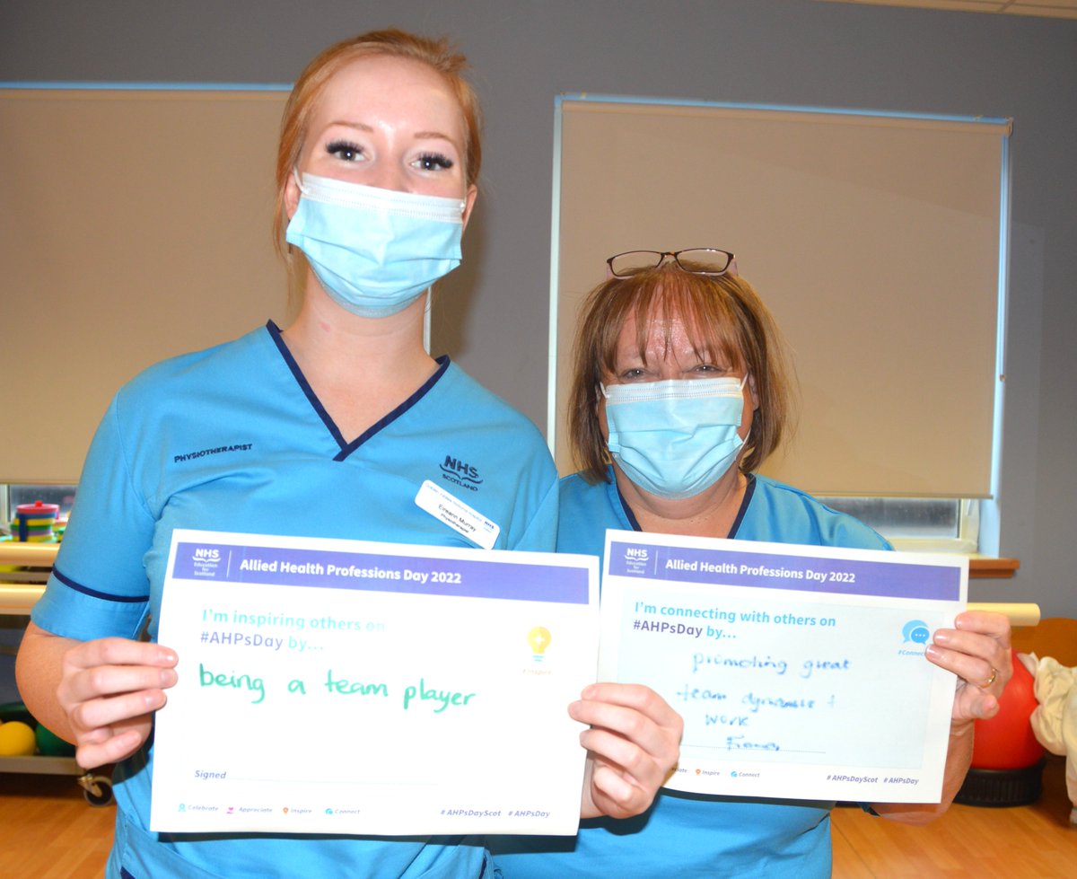 JubileeHospital's tweet photo. #AHPsDay2022 💙 https://t.co/ndqHazjvmD