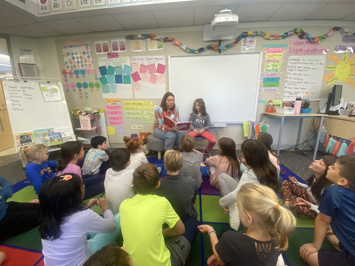 We love when our families come in to read us a story! Especially when it’s a surprise 🤩📚<a href="/NeillAlleva/">Neill Alleva, Ed.D.</a> Thanks for visiting our classroom!