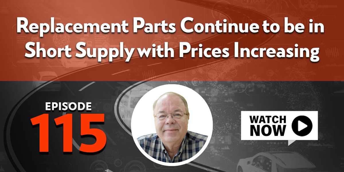 GlobalFleetMgmt's tweet photo. As vehicle production slows and OEM margins dwindle, 🛠️ parts 🛠️ prices continue to go up, up, up as component stock goes down, down, down. In this week's SOFI video, Mike explores the parts-and-price crisis.

🚙🛠️ https://t.co/xMnJtltAbg 🚙🔧

#GlobalFleetManagement https://t.co/wxu8A4cBVT