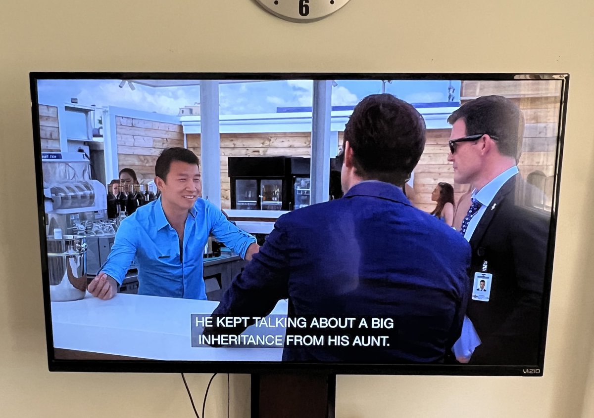 I’m minding my business, rewatching #warehouse13 (like ya do), and who do I spot but Shang-Chi himself, the one and only <a href="/SimuLiu/">Simu Liu</a>! 

So that means that Appa (<a href="/bitterasiandude/">Paul Sun-Hyung Lee</a>), Umma (@jean_yoon), and Jung from <a href="/KimsConvenience/">Kim's Convenience</a> have all been on <a href="/Warehouse13/">Warehouse 13</a>!