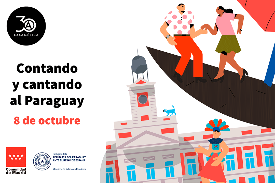 🎤 No te pierdas hoy a las 19h el recital literario-musical 𝐂𝐨𝐧𝐭𝐚𝐧𝐝𝐨 𝐲 𝐜𝐚𝐧𝐭𝐚𝐧𝐝𝐨 𝐚𝐥 𝐏𝐚𝐫𝐚𝐠𝐮𝐚𝐲 con @EmbaparEspana. 👥 Con @benjalibre y @lizzabogado. 🎟️ Entrada libre hasta completar aforo. Más información aquí 👇 casamerica.es/musica/contand…