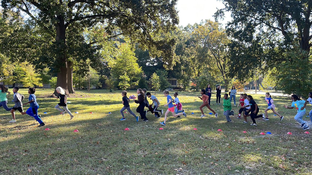 Getting ready for our 4th Grade Fun Run!  A week of social emotional lessons, topped off with a physical fitness activity!  #GrandLandAdventure #HoltonPride