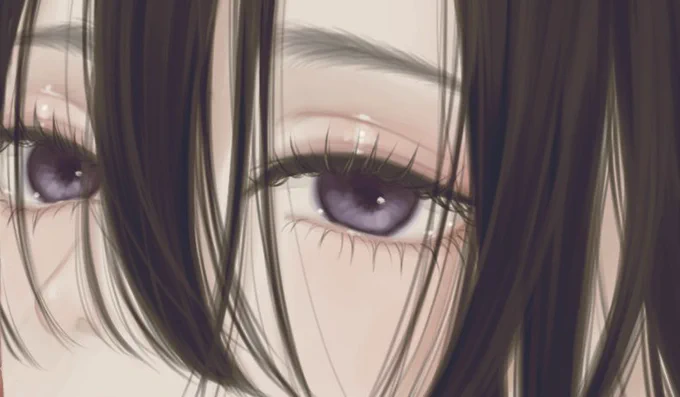 #このタグを見た人は自分の絵柄の目部分を見せる.*・゜.゜・*. 