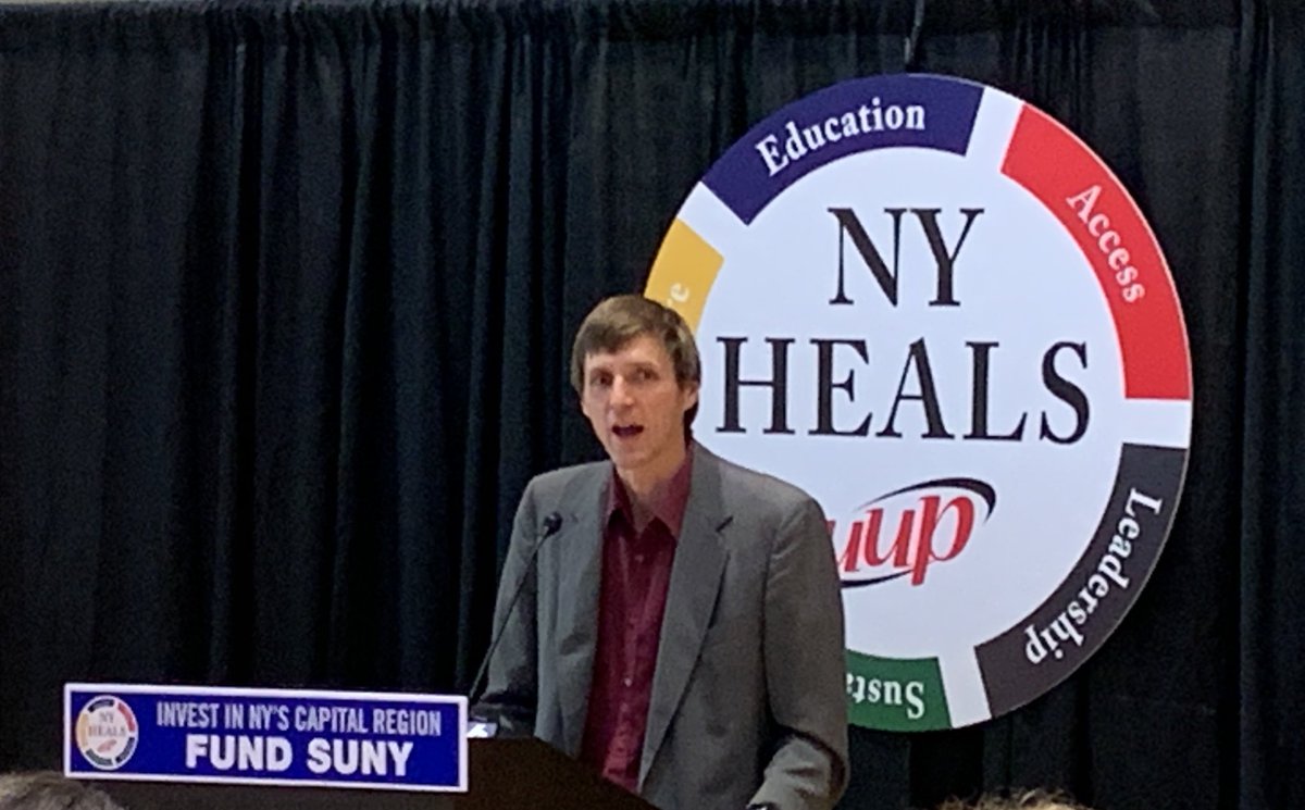 uupinfo's tweet photo. ‘When is the funding enough? When we can fund all our academic programs, all our priorities, and provide the necessary support to every student’ #FundSUNY @uup_albany https://t.co/Qp39NPfv5N