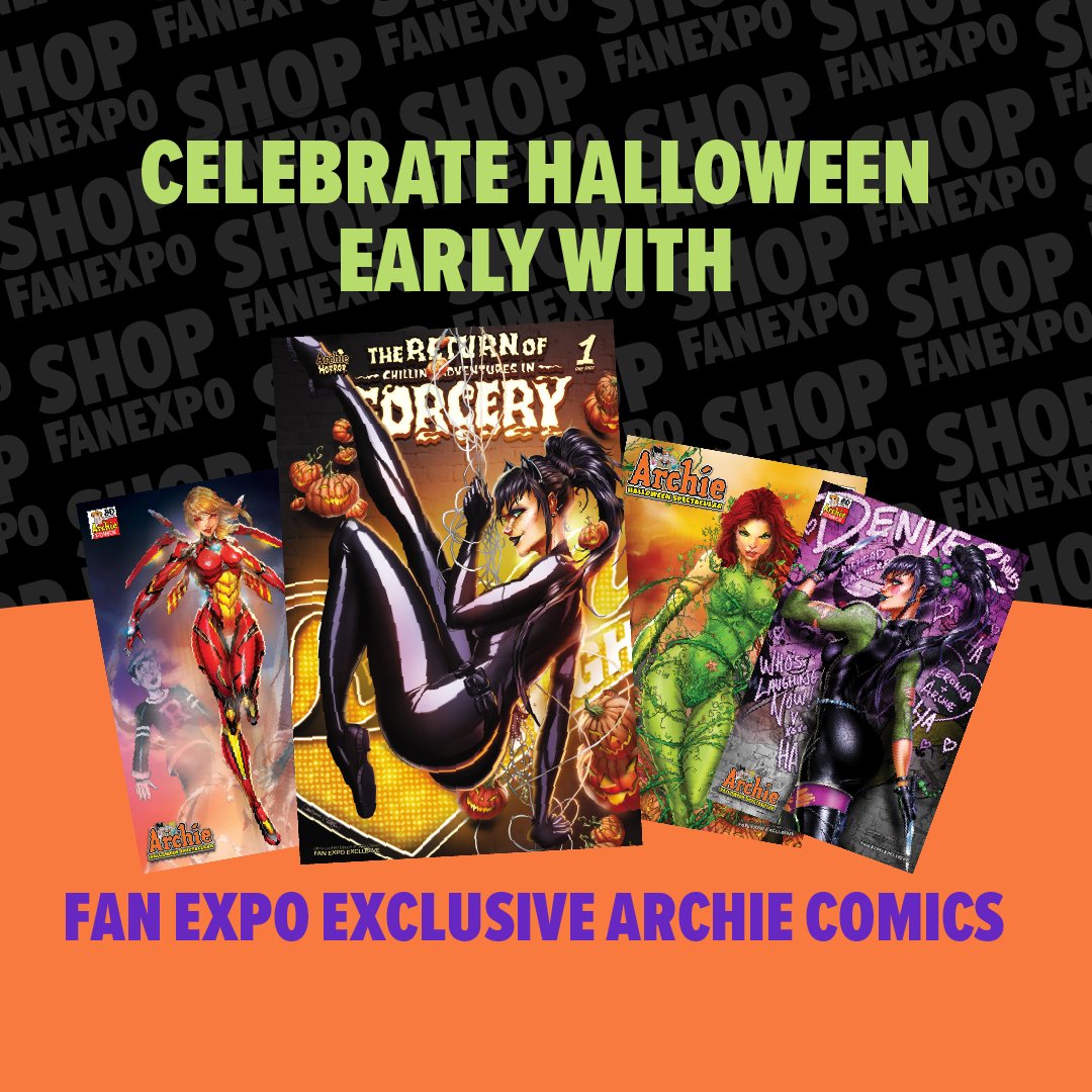 Don’t be scared! 👻 Shop FAN EXPO is launching our pre-sale for the Archie Halloween Comic: The Return of Chilling Adventures in Sorcery. This is a FAN EXPO exclusive release and limited to only 300 copies. Pre-order yours now before they're gone: spr.ly/6016MeFk2