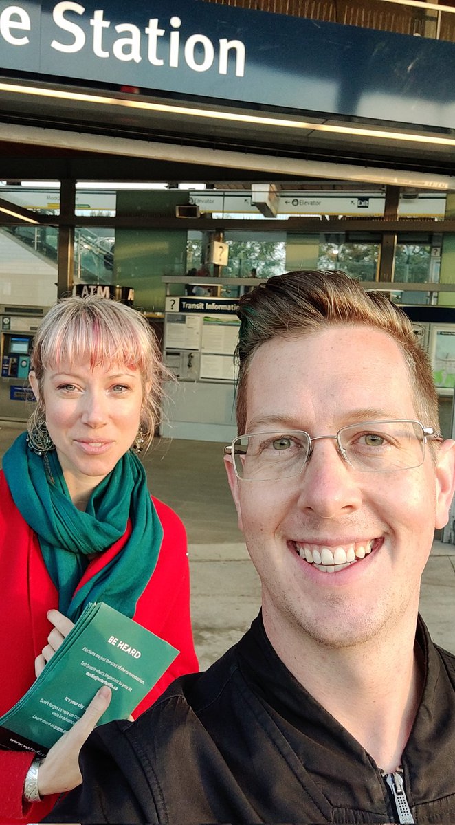 Great to see folks this morning at Moody Centre Station alongside <a href="/amy_lubik/">Amy Lubik</a>. #portmoody