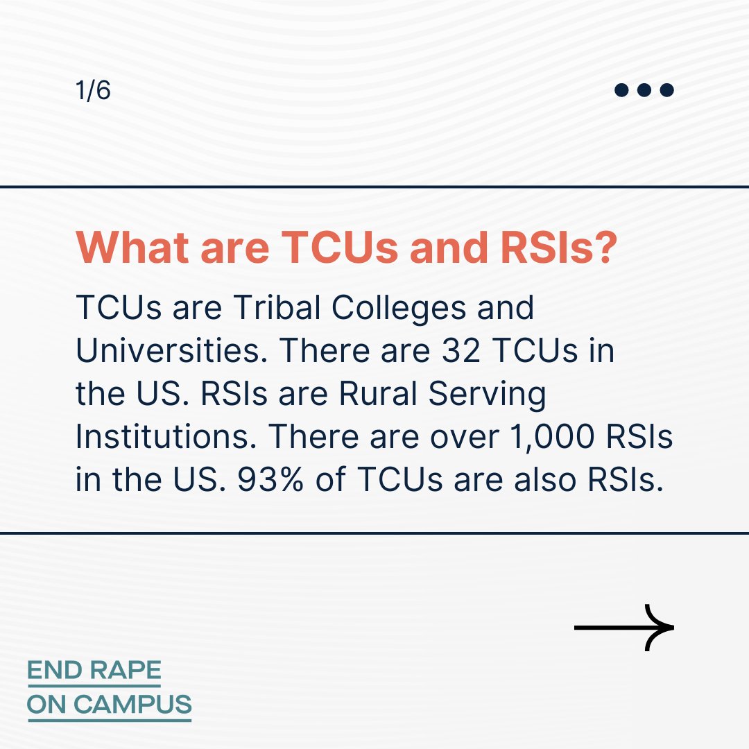 EndRapeOnCampus's tweet photo. 🧵1/2 The “Red Zone” is the first 6-10 weeks of the fall semester, when more than 50% of college sexual assaults occur. Students at Tribal Colleges and Universities and Rural Serving Institutions experience unique circumstances that can exacerbate the harm done by sexual violence https://t.co/E6le0qed2W