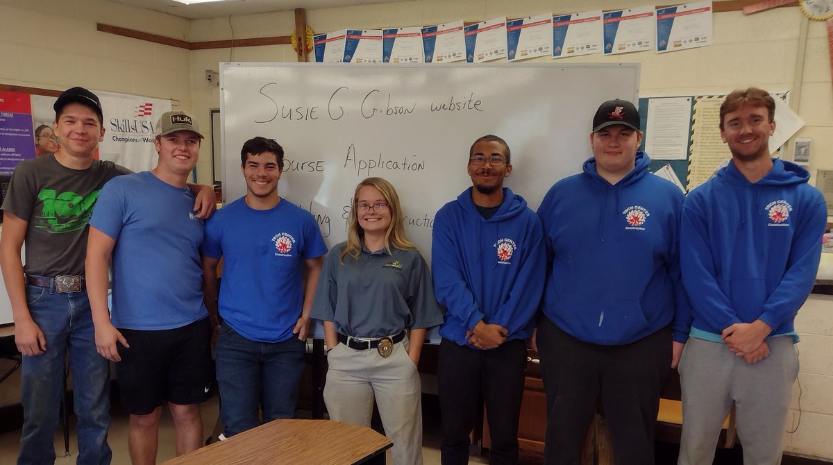 GSTCBuilder's tweet photo. A huge thank you to former Building &amp; Construction student and present Bedford County  Building Code official, Jessica Elkins, for coming back to the class to speak with students!
 Great to see former students doing well, and giving back to the community! https://t.co/sJcG1QZAyT