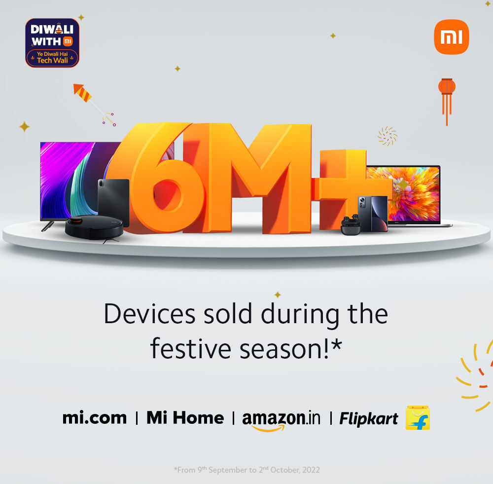 FoneArena's tweet photo. Diwali with Mi sale: 6 million devices sold, says Xiaomi https://t.co/KVhjMasTYk https://t.co/ysFkPwU5oR
