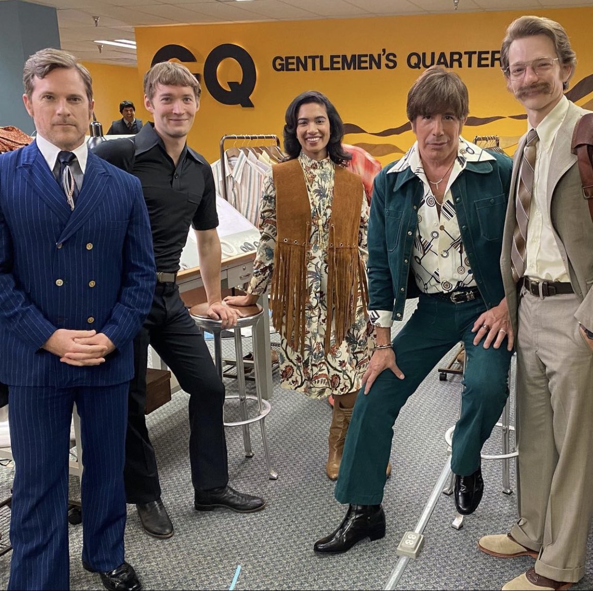 Toby Regbo behind the scenes of the movie “Pinball: The Man Who Saved the Game” at the Hampton Film Festival (posted by themikedoyle on IG)