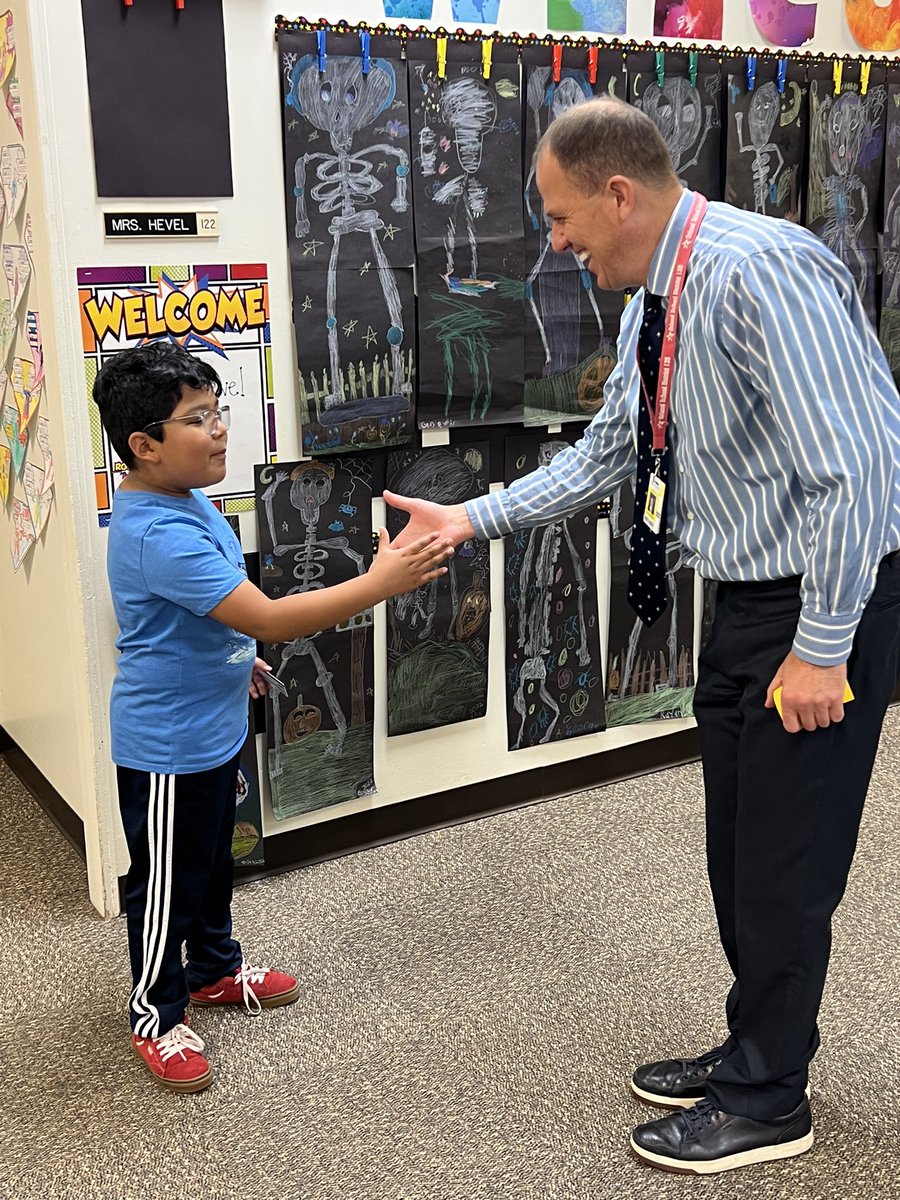 NightingaleJeff's tweet photo. Thanks Mr. Bryk for making the day of one of our Hawks!! #prairierocks #osd135 #BeTheReason135 https://t.co/G541j8EVQM