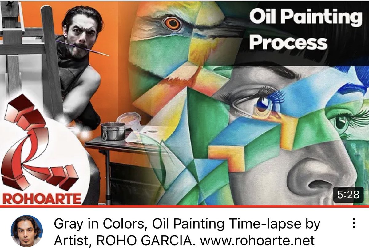 RohoArte's tweet photo. Feliz Friday my Creative People ! 
🚨Feel free to check out me New YouTube Video ! Out Now! 🚨 #rohoarte #chicagoartist #oilpainter 
https://t.co/BULVI05ibk 

https://t.co/2HE35MuqaV https://t.co/14vSGQ9b8j