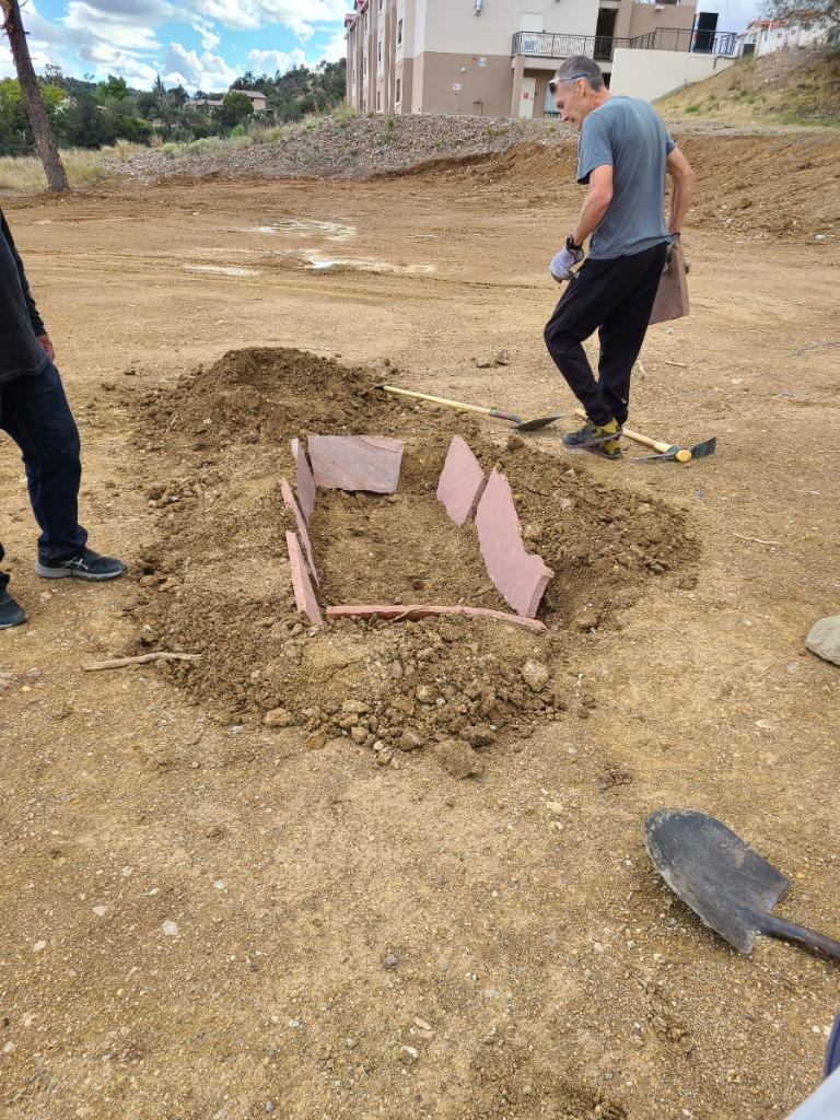 WNMUMuseum's tweet photo. The 2022 Southwest Kiln Conference is underway on the beautiful WNMU campus!  
Building the kiln began yesterday, firing tomorrow, kiln opening on Sunday at 8 a.m. with outcomes discussed! We welcome you to visit the campus and stop by the museum to visit! 
#kiln
#pottery https://t.co/aDXzWV7Vcb