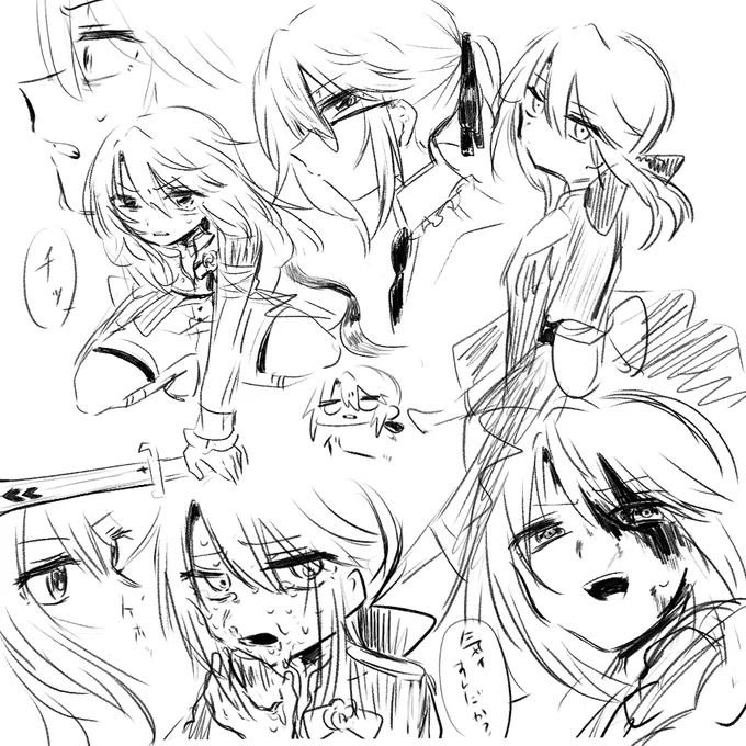 エッな絵ではないんですけど、苦手な人いたらあれなので一応
晴ではある 